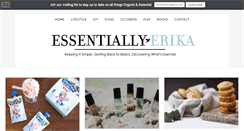 Desktop Screenshot of essentiallyerika.com